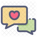 Chat Love Message Icon