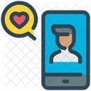 Romantic chat  Icon