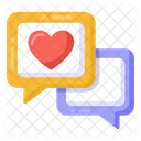 Love Conversation Love Messages Valentines Messages Icon