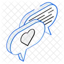 Love Chat Romantic Chat Romantic Message Icon