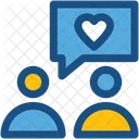 Romantic Chat Love Icon