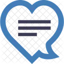 Romantic Chat Chat Love Icon