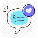 Romantic Chat Romantic Message Love Message Icon