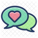 Romantic Communication Romantic Chat Forum Discussion Icon