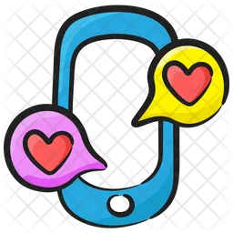 Romantic Communication  Icon