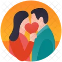 Romantic Couple Romance Valentine Day Icon