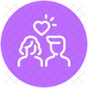 Romantic Romance Couple Icon