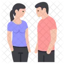 Romantic Couple Lovers Spouse Icon