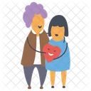 Romantic Couple Spouse Dating Icon