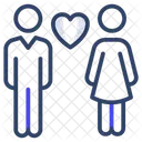 Romantic Couple Spouse Lover Icon