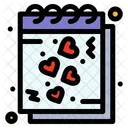 Date Heart Love Icon