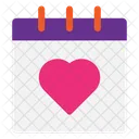 Date Love Schedule Icon