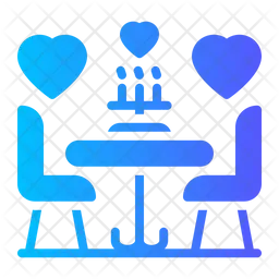 Romantic dinner  Icon