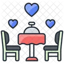 Romantic dinner  Icon