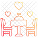 Romantic dinner  Icon