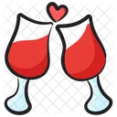 Romantic Drink  Icon