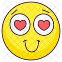 Romantic Emoji Romantic Expression Emotag Icon