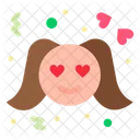 Romantic Emoji Romantic Girl Romantic Icon