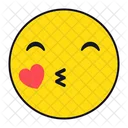 Romantic Emoji Face Icon