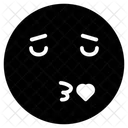 Romantic Kissing Love Icon