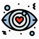 Romantic Eye  Icon