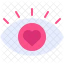 Romantic Eye  Icon
