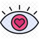 Romantic Eye  Icon