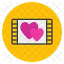 Romantic Film Movie Reel Love Film Icon