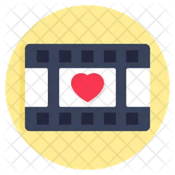 Romantic film reel  Icon