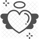 Heart Flying Love Icon