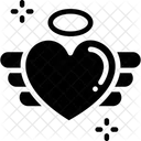 Heart Flying Love Icon