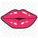 Kissing Lips Female Lips Lips Sticker Icon