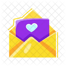 Romantic Letter  Icon