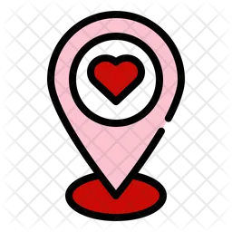 Romantic Location  Icon