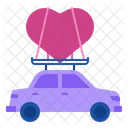 자동차 사랑 로맨틱 아이콘