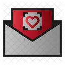 Mail Hearth Message Icon