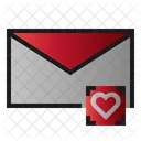 Mail Hearth Message Icon