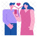 Music Sweetheart Couple Icon