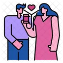 Music Sweetheart Couple Icon