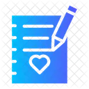 Romantic Notes Valentines Day Love And Romance Icon