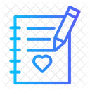 Romantic Notes Valentines Day Love And Romance Icon