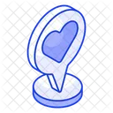 Romantic Place Destination Icon