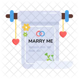 Romantic Proposal  Icon