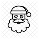 Romantic santa claus  Icon