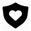 Romantic Shield Protecting Shield Love Shield Icône