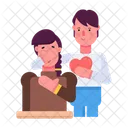 Romantic Surprise Couple Surprise Love Surprise Icon
