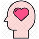 Head Heart Love Icône