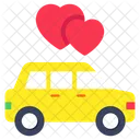 Romantic Travel Honeymoon Travel Vehicle Icon