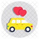 Romantic Travel Honeymoon Travel Vehicle Icon