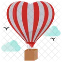 Romantic Trip Trip Balloon Icon